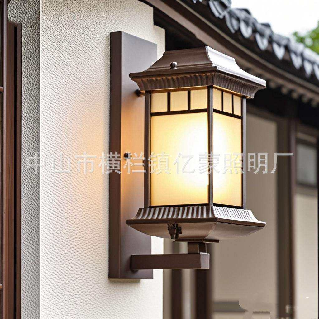 户外防水太阳能现代壁灯别墅花园庭院围墙灯阳台室外墙走廊过道灯