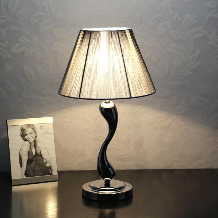 正品约现代台不锈钢铁艺拉卧室灯个性创意丝温馨装饰调光LED床头