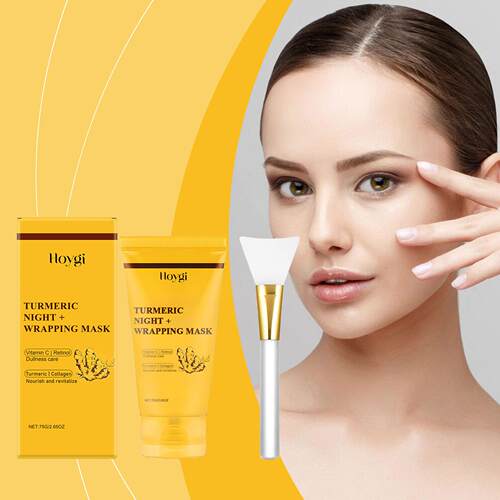 Hoygi Turmeric Collagen Peel-Off Mask - A gentle exfoliating