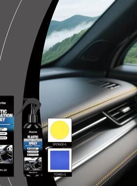 Hikmarion Car Plastic Cleaner - Gentle Formula for Cleaning