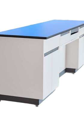 理化生实验室教师演示台全钢材质理化板讲台桌可带主控电源带水