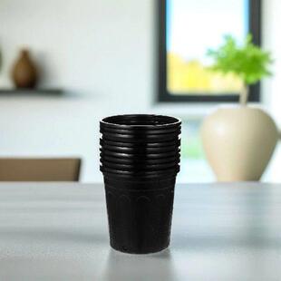 Flower Pots Root Lightweight Plastic Control Black Pcs