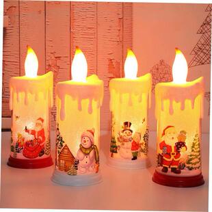 Light Candle Decoration Candl Simulation Flame Led Christmas