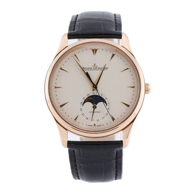 正品98新公价153000积家大师Q1362520自动机械玫瑰金男士手表