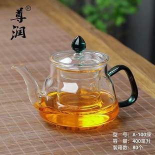 中式 高硼硅耐高温茶壶泡茶不锈钢烧水壶单壶冲茶器防烫专用煮茶