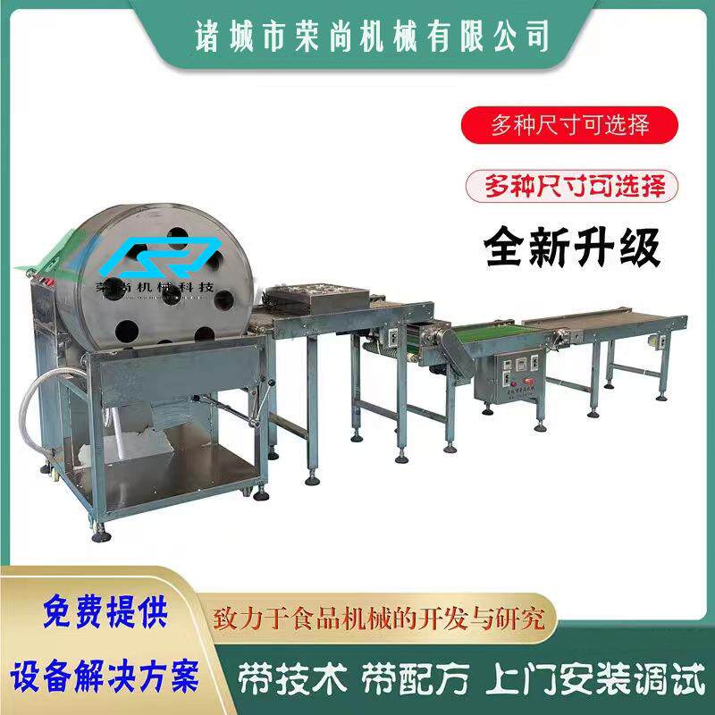 蛋皮面皮面包片机 浸浆式全自动蛋皮机吐司面包皮毛巾卷机