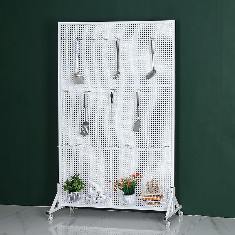 落地洞洞板货架手机配件饰品架立式展示架五金工具挂板超市置物架