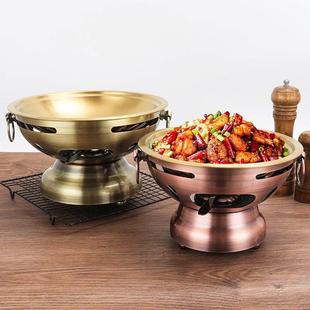 安格斯肥牛锅酒精炉火锅干锅米村拌饭锅家用商用北京小火锅