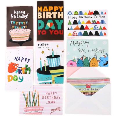 big happy birthday card 生日birthday gift cards卡片 创意贺卡
