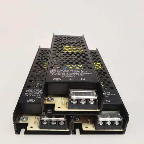 24V16.6A400WLED灯条灯带护栏管点光源亮化照明黑金刚超薄电源