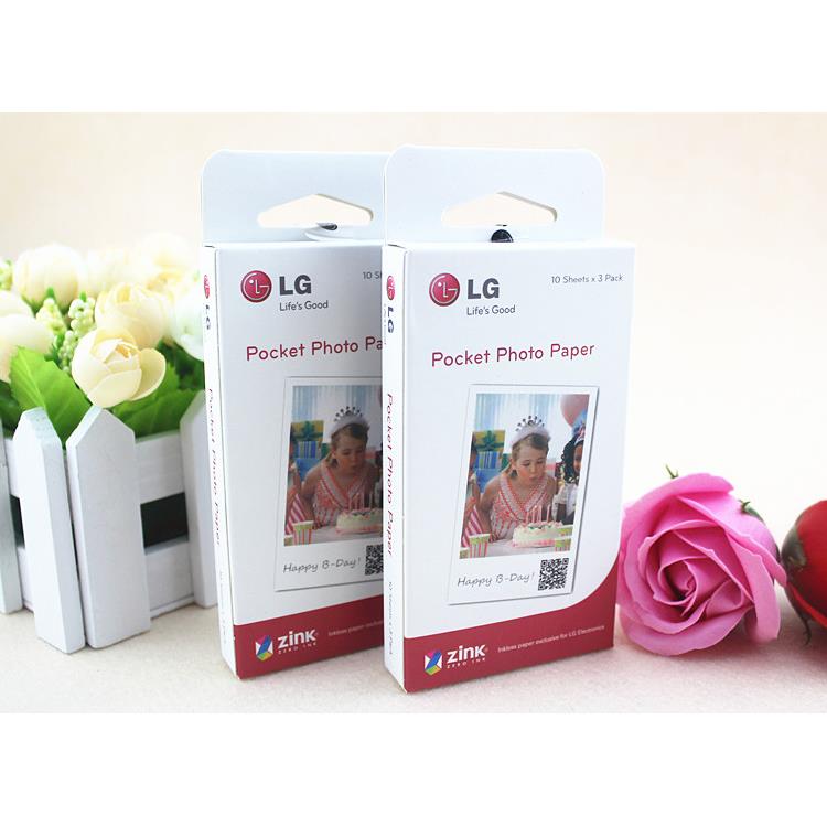 现货适用LG PD233/239/269/221打印机 ZINK 2X3 寸相片纸