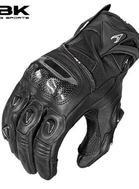 进口Sbk牌摩托车防摔手套摩托车骑行手套四季碳纤维手套男女触摸
