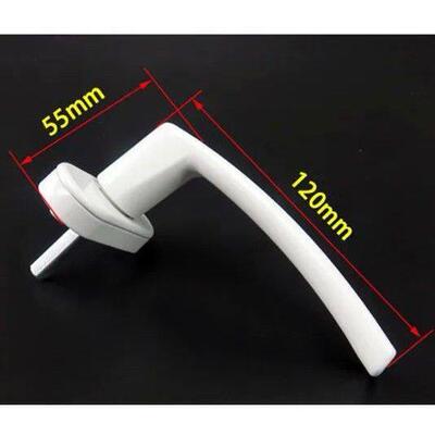 Durable Zinc Alloy White Espagnolette Window Handle UPVC