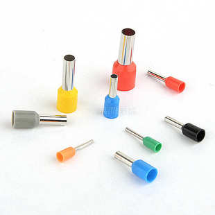 预e25端子接线冷插针 20压针形20绝缘端子端头管型欧式 管状 ve25