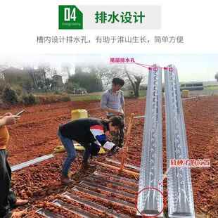 工厂直发加厚山药种植淮山槽U型定向培育管引导槽塑料模具浅生槽