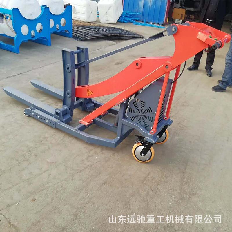 装卸车用小型实用工具叉车 电动手推式堆高车 移动小型叉车
