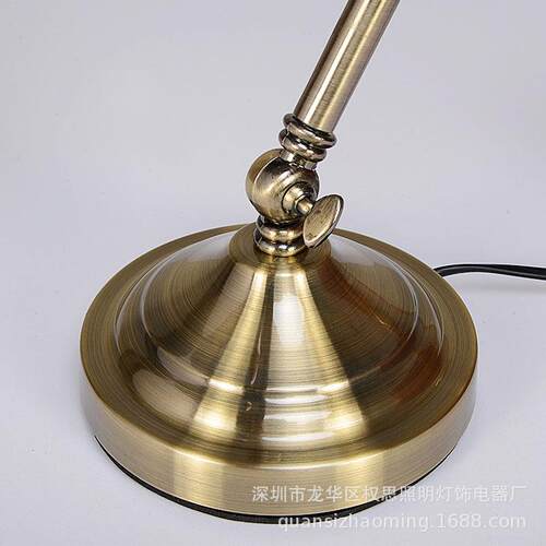 跨境供应复古工业台灯酒店展厅吧台灯卧室床头灯书桌学习风桌面