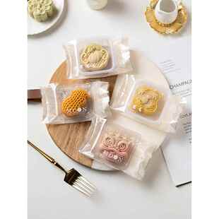 月饼包装袋机封带底托礼盒单独个内50g克75冰皮广式流心新款2025