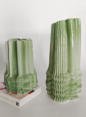 新中桌式意瓷花瓶摆件客厅玄陶关电RNF视创柜摆设花瓶餐家居装饰