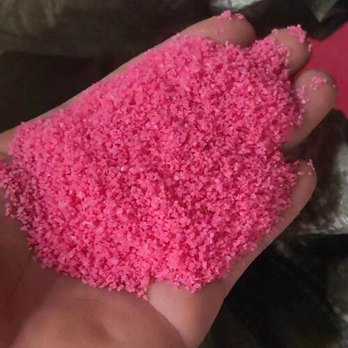 新款直销粉红沙粉色沙滩砂粉沙子游乐场彩砂网红沙滩砂染色沙子