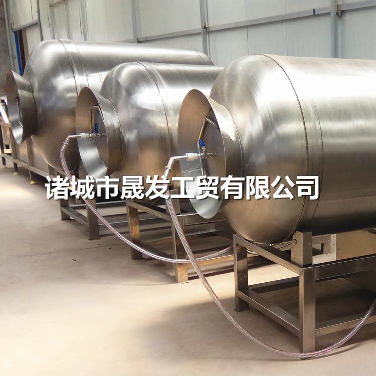 晟发牌大型真空滚揉机 山东牛肉滚揉机产生厂家 肉类食品腌制机