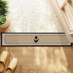 门槛石地垫窄长条入户地毯进门脚垫浴室吸水皮革防滑卫生间门垫