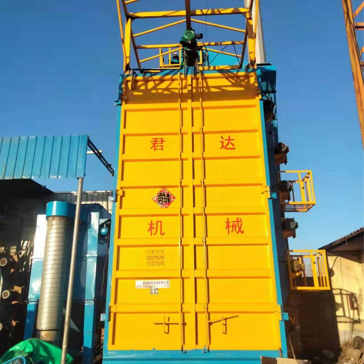 源头厂家吊钩式抛丸机除锈喷砂机金属五金件去氧化皮抛丸清理机