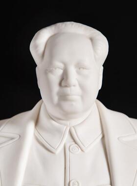 德化陶瓷 为人民服务 桌面摆件客厅装饰玄关电视柜工艺品家居饰品
