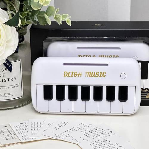 高档耶儿童口袋钢琴可弹奏宝宝乐电小子琴早教女孩玩具六音一诞节
