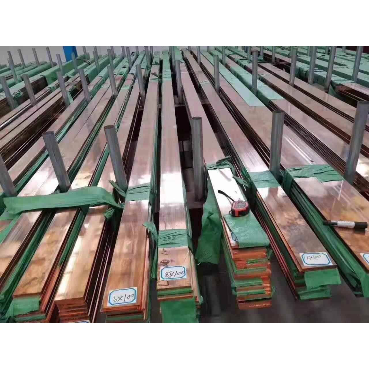 现货紫铜条3*15小规格T2铜排,厂家接地6米长T1/C1100镀锡紫铜