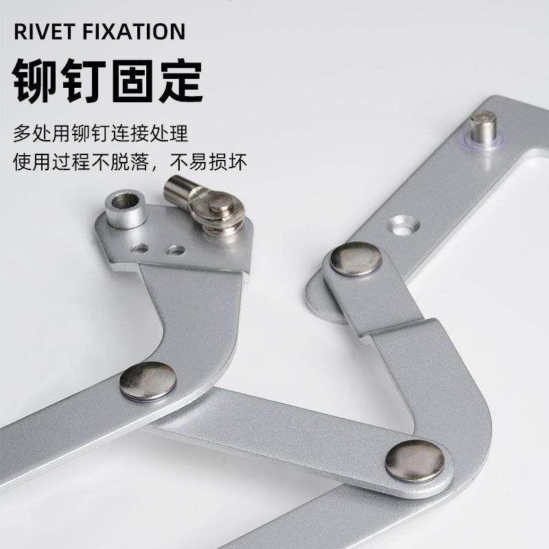 橱柜门液压气撑垂直上翻门支撑杆连接件平移上翻支撑缓冲升降拉杆
