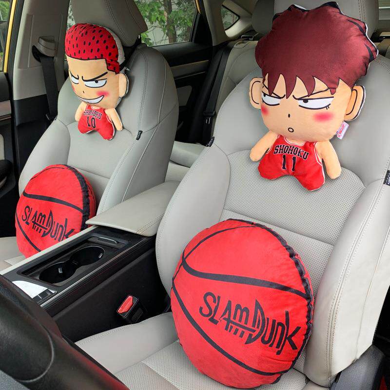 ∅汽车头枕腰靠车用护颈枕座椅枕头可爱抱枕车内饰用品