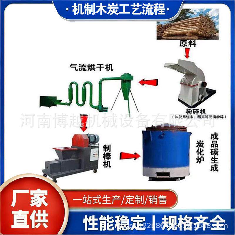 核桃碳制碳机 小型木材木头家用原木炭化炉 机制木碳炭化炉