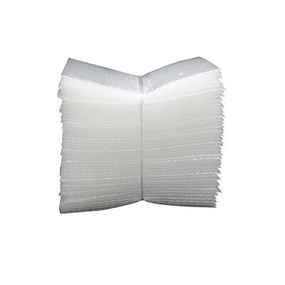 1*15cm小袋防号透明气泡袋快0递物流打包袋泡泡双面加厚震QRS气泡