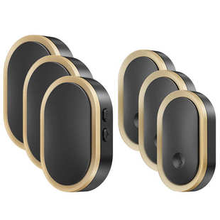 卡佳斯A99黑色无线门铃 智能门铃 远距离遥控音乐门铃老人呼叫器