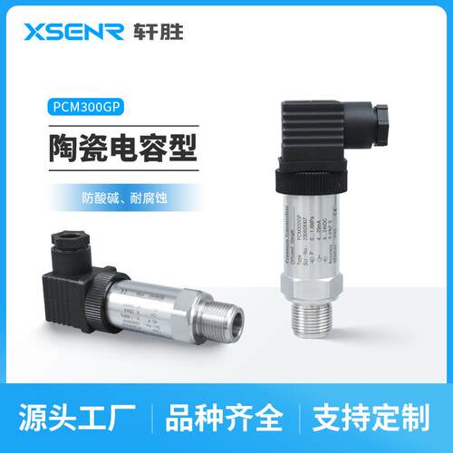 PCM300GP陶瓷电容压力变送器防腐耐酸高精度压力变送器传感器