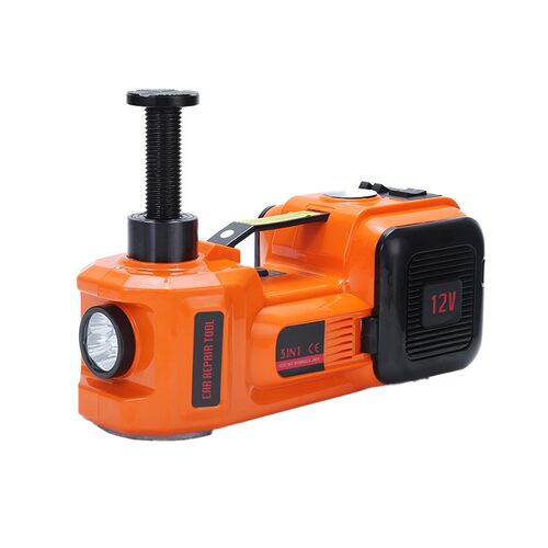 车载12V电动液压千斤顶+电扳手越野版充气泵三合一换胎工具