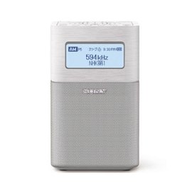 日本直邮SONY SONY SRF-V1BT-W（白色）FM/AM 家庭收音机 SRFV1BT