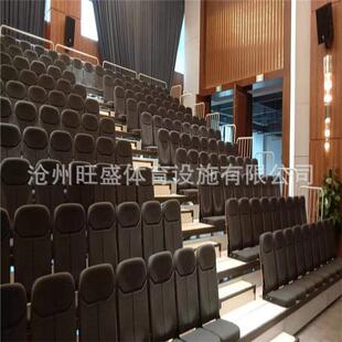 手动电动伸缩看台阶梯椅手动抽屉座椅学校场馆椅中空吹塑看台座