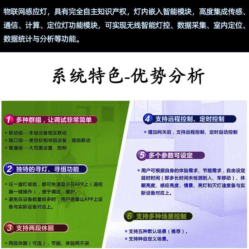 LED物联网应急灯管t8一体化日光灯管铝塑节能雷达感应1.2米车库