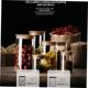 with lid jam Transparent storage jar airtight box glass