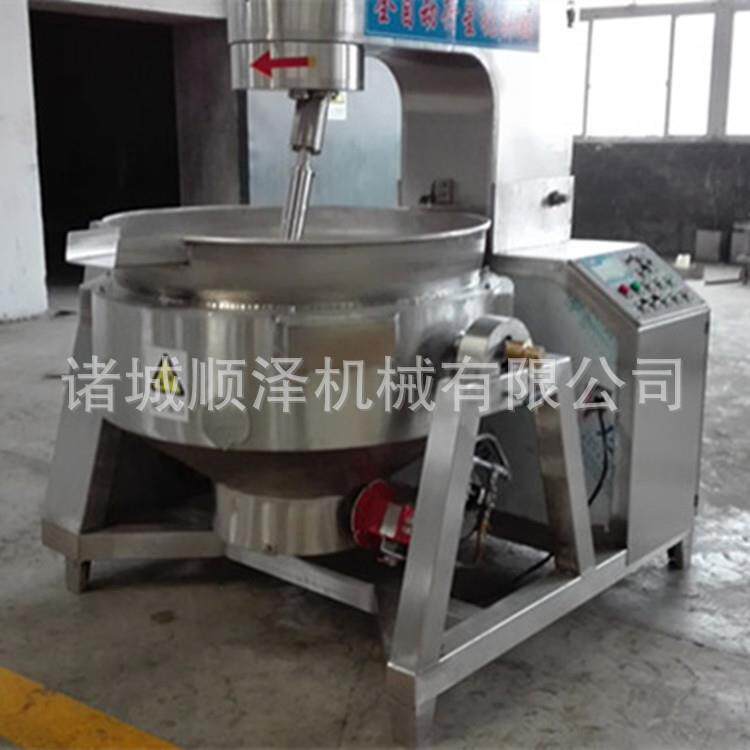 全自动高粘度行星搅拌炒锅 番茄酱果酱炒锅 燃气加热行星搅拌炒锅