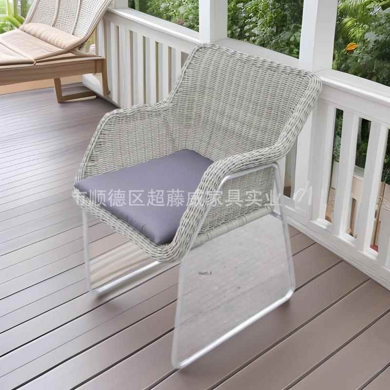 工休闲藤藤椅名宿休CF1358C闲椅花厂沙发编藤椅园阳台书店椅