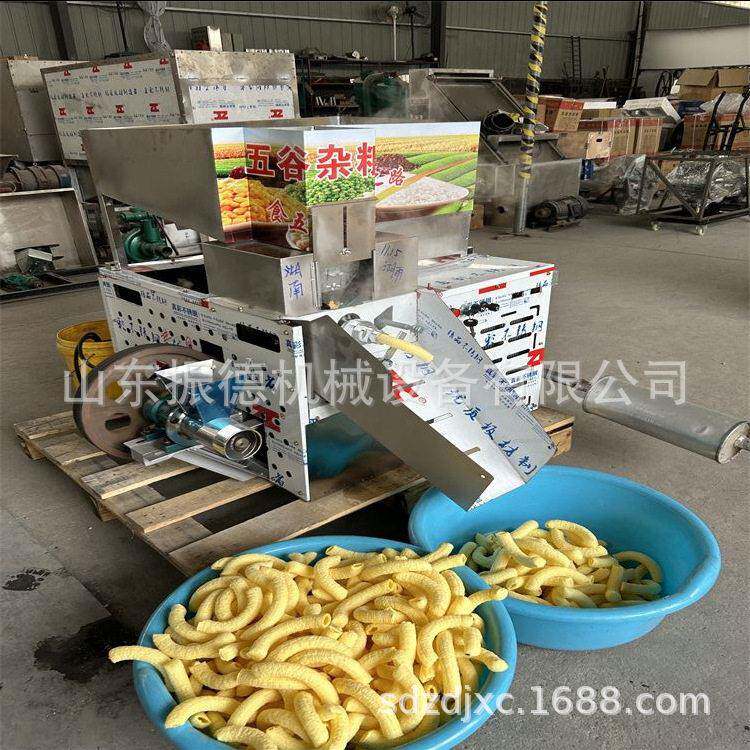 麻花暗仓膨化机玉米大米冰糖膨化机下乡赶集玉米膨化机厂家