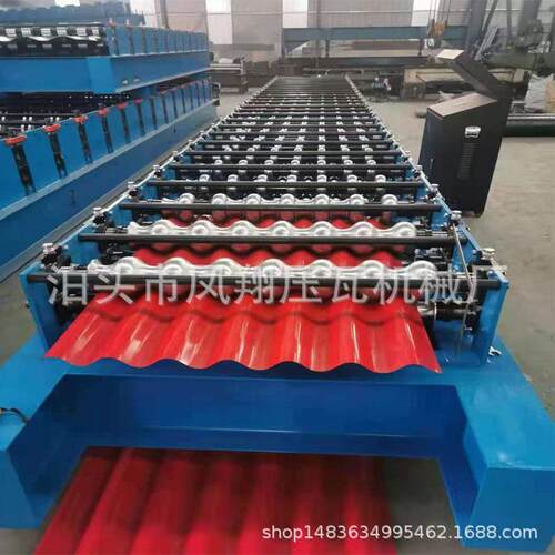 全自动外墙板780圆弧压瓦机钢仓板圆弧瓦压瓦机打拱机圆弧瓦机