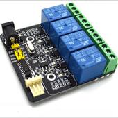 M08 可用于本店ASR A语音识别模块 4路继电器控制板 串口TTL