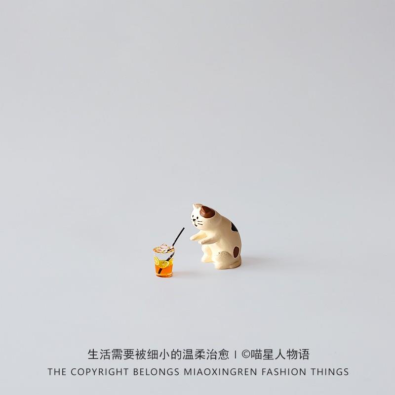 猫拍摄照相机搭摄影道具景摆件日式590可爱微观咪场景配zakka圣诞