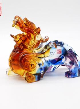小号琉璃貔貅摆件公司开业礼品赠送客户纪念品摆件