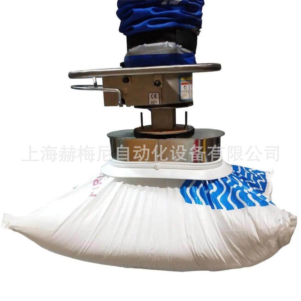 真空气管式吸吊机纸箱编制袋卷料木板搬运码垛上料机移动吸盘吊具