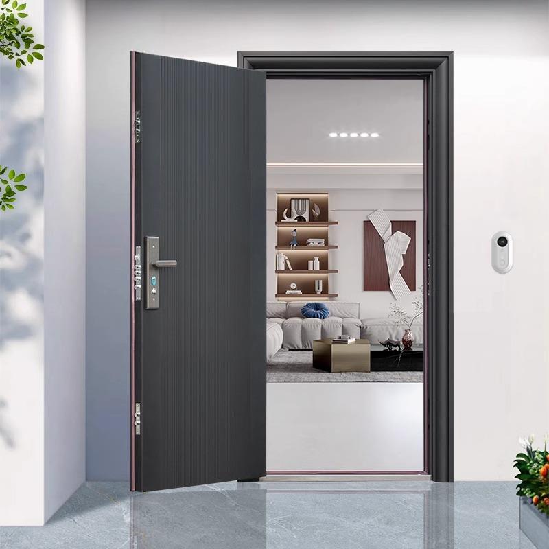 防盗门进户门家用入户单开门安全室内出租房子母钢质工程农村大门